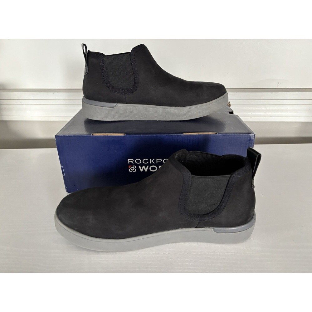 Rockport Women's Parissa Work Classic Work Slip-On RK646 7 Wide, Black